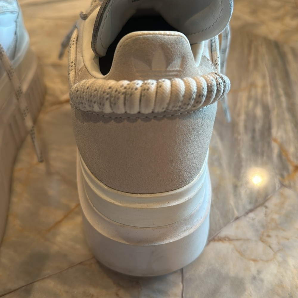 IVY PARK Women's Cream & White Layered Platform Athletic Sneakers - Picture 2 of 5